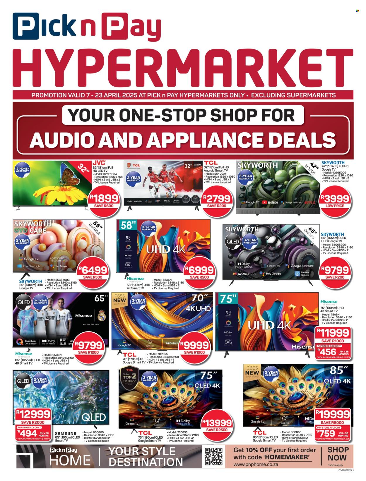 Pick n Pay Hypermarket specials - 07/04/2025 - 23/04/2025. Page 1