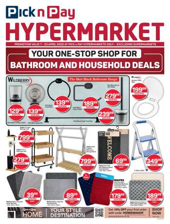 Pick n Pay Hypermarket catalogue  - 07/04/2025 - 23/04/2025.
