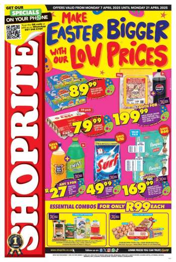 Shoprite catalogue  - 07/04/2025 - 21/04/2025.