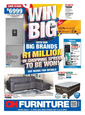OK Furniture catalogue  - 07/04/2025 - 21/04/2025.