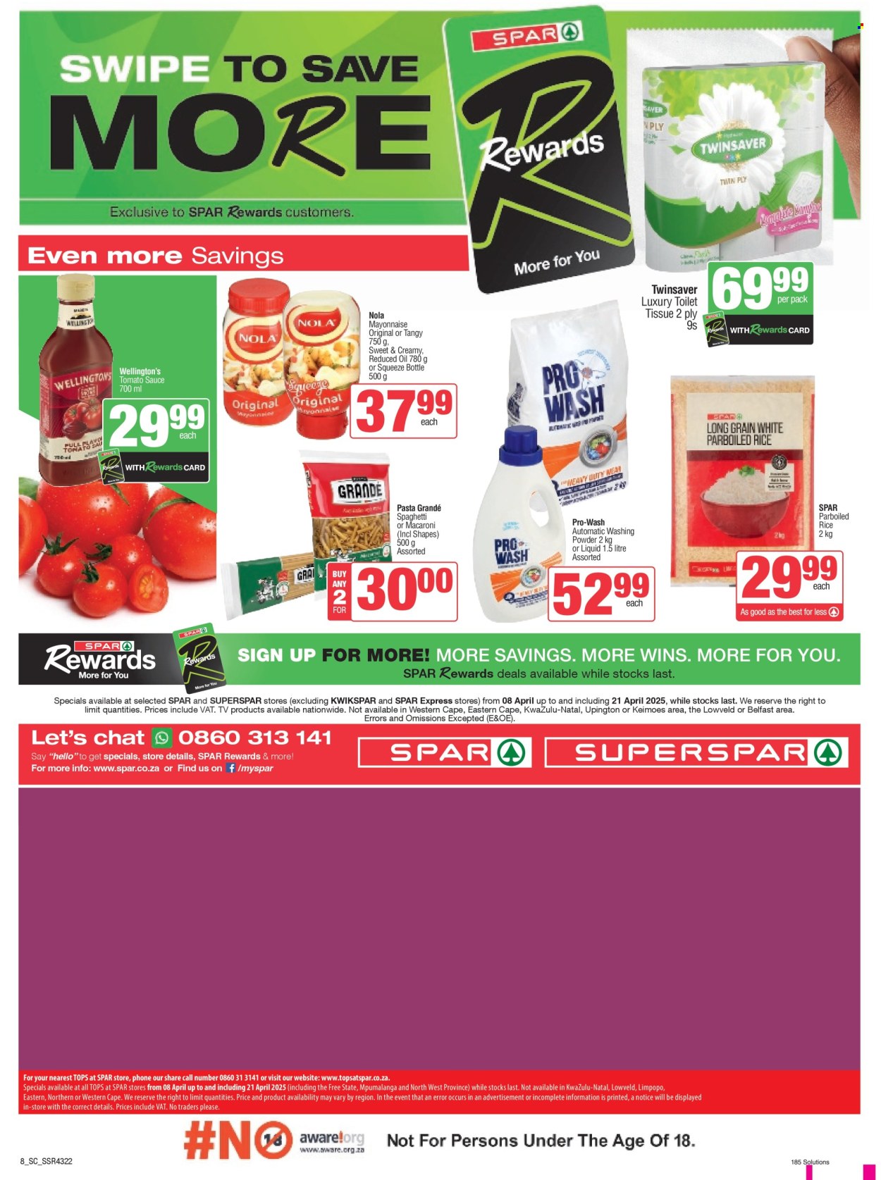 SPAR specials - 08/04/2025 - 21/04/2025. Page 8