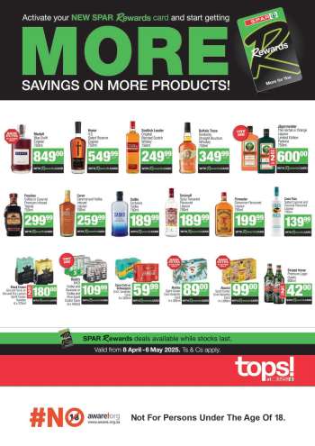 TOPS at SPAR catalogue  - 08/04/2025 - 06/05/2025.