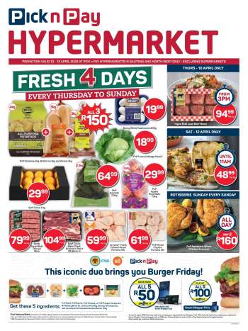 Pick n Pay Hypermarket catalogue  - 10/04/2025 - 13/04/2025.
