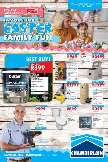 Chamberlain catalogue  - 10/04/2025 - 04/05/2025.