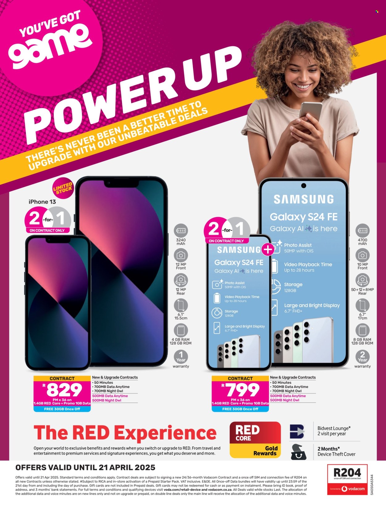 Game specials - 07/04/2025 - 21/04/2025. Page 1