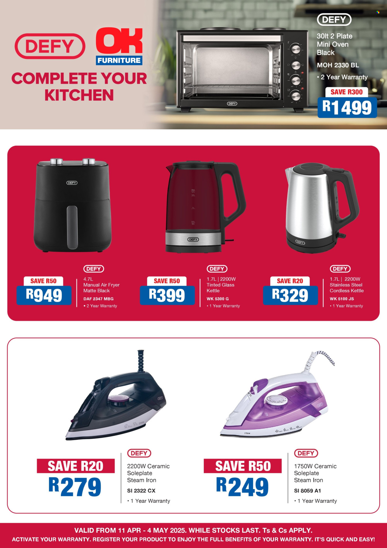 OK Furniture specials - 11/04/2025 - 04/05/2025. Page 1