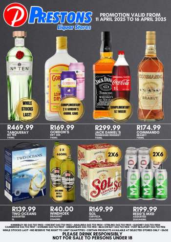 Prestons Liquor Stores catalogue  - 11/04/2025 - 16/04/2025.