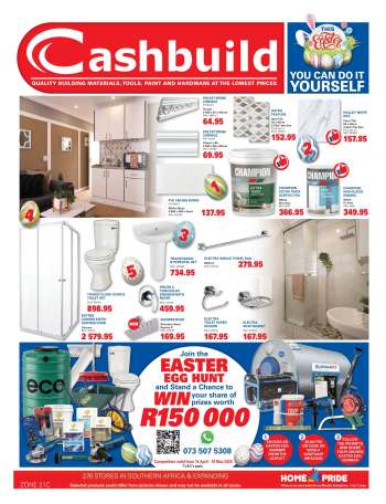 Cashbuild catalogue  - 14/04/2025 - 18/05/2025.