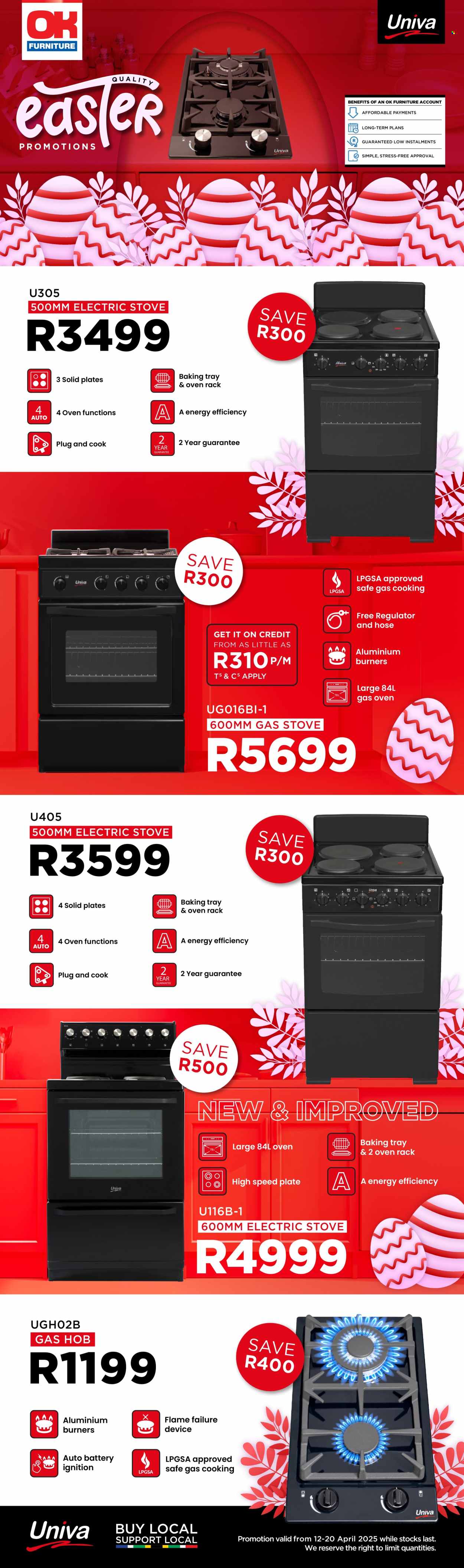 OK Furniture specials - 12/04/2025 - 20/04/2025. Page 1