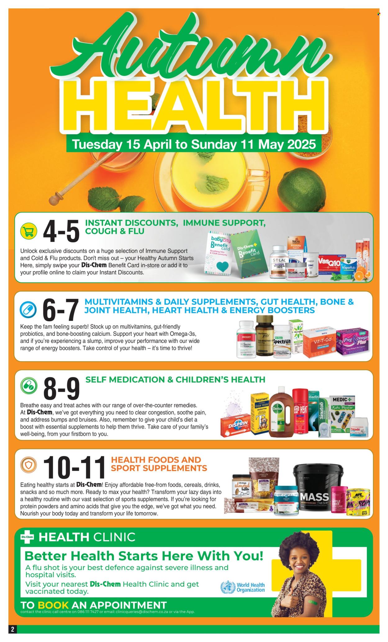 Dis-Chem specials - 15/04/2025 - 11/05/2025. Page 2