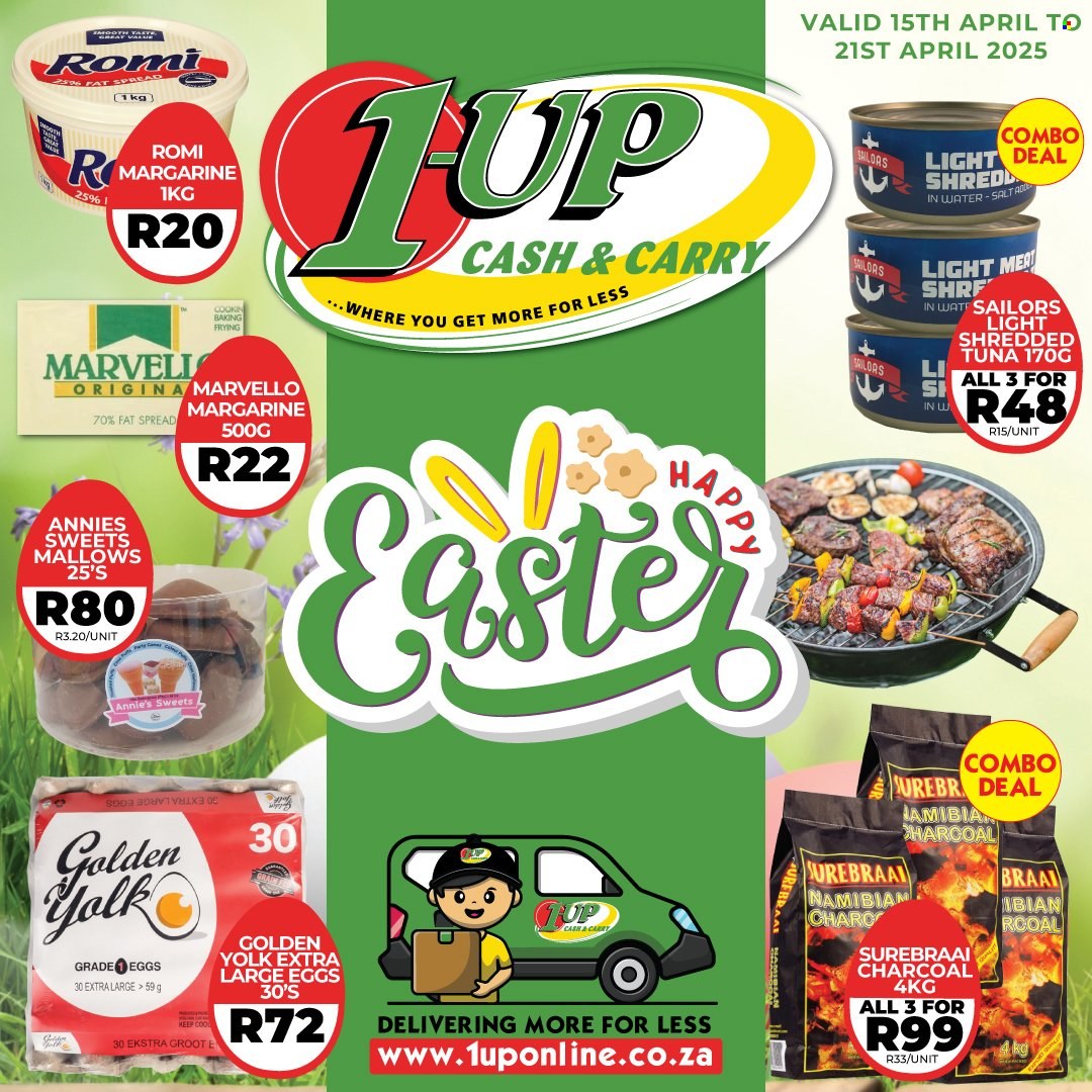 1UP Cash & Carry specials - 15/04/2025 - 21/04/2025. Page 1