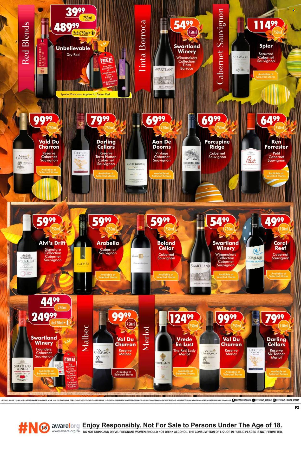 Prestons Liquor Stores specials - 14/04/2025 - 30/04/2025. Page 3