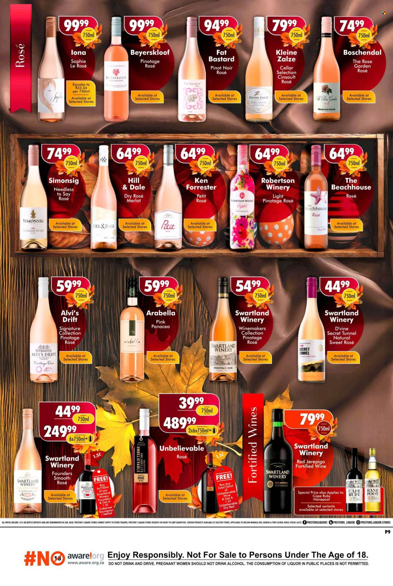 Prestons Liquor Stores specials - 14/04/2025 - 30/04/2025. Page 9