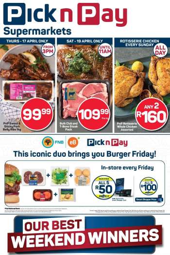 Pick n Pay Supermarket catalogue  - 17/04/2025 - 21/04/2025.