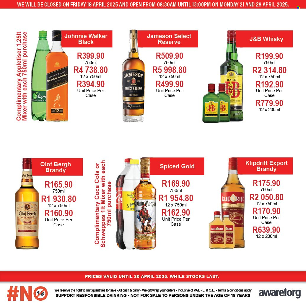 Johnny's Liquor Hypermarket specials - 17/04/2025 - 30/04/2025. Page 1