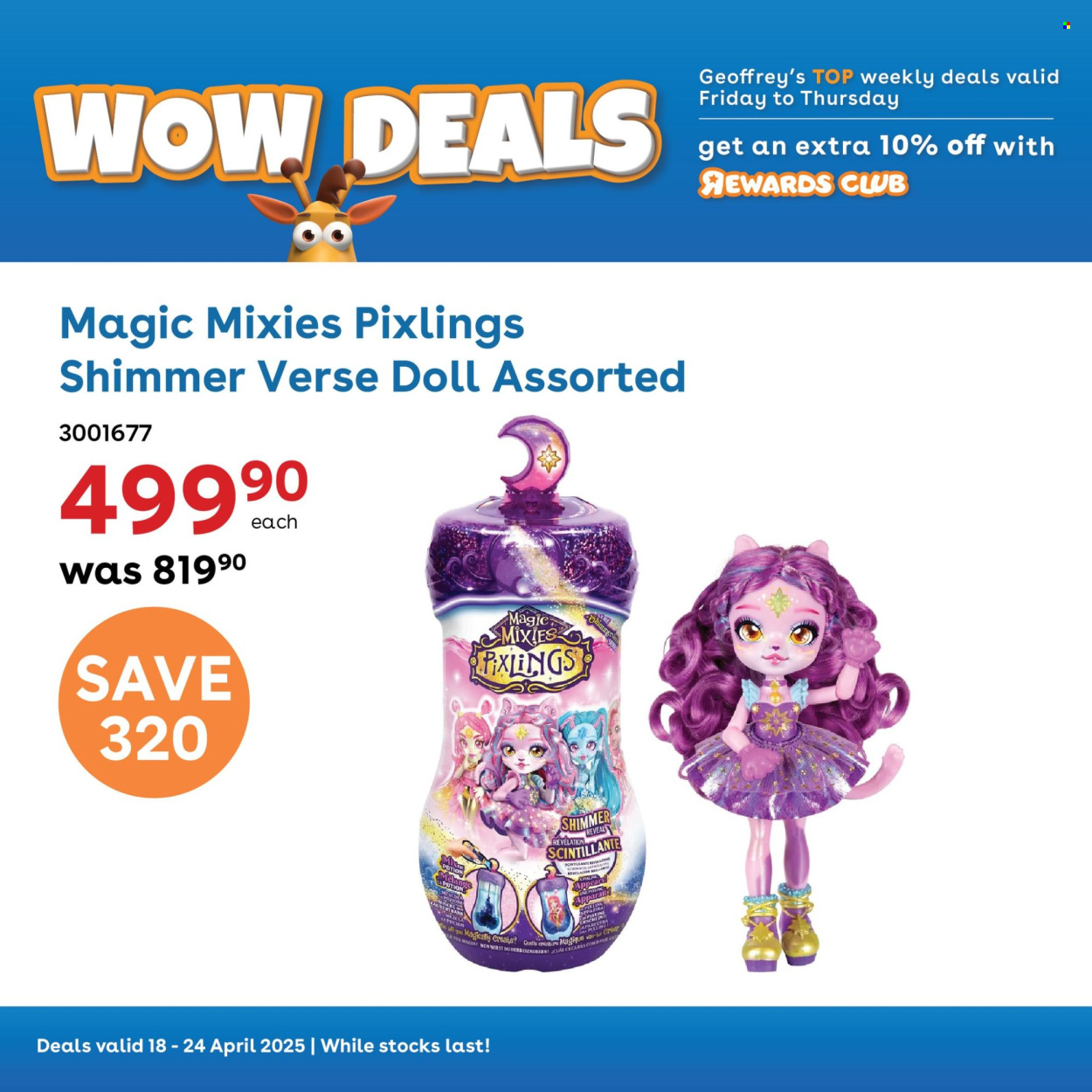 Toys R Us specials - 18/04/2025 - 24/04/2025. Page 1