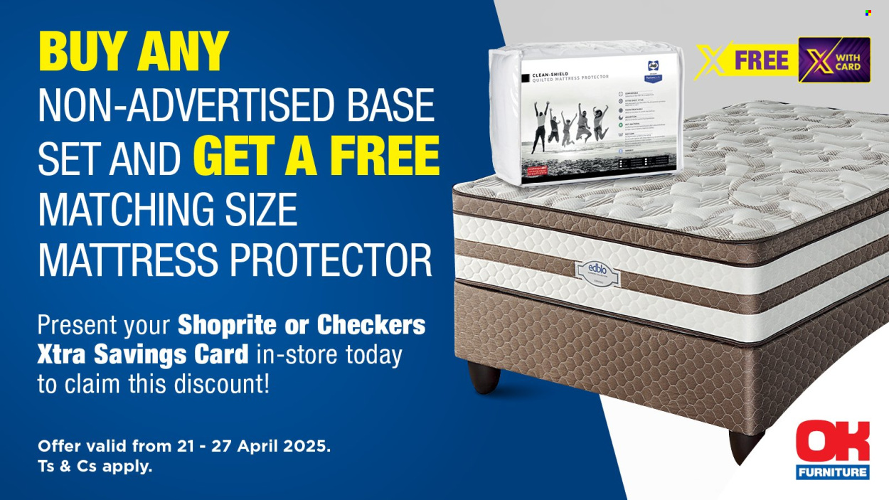 OK Furniture specials - 21/04/2025 - 27/04/2025. Page 1