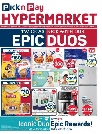 Pick n Pay Hypermarket catalogue  - 24/04/2025 - 11/05/2025.