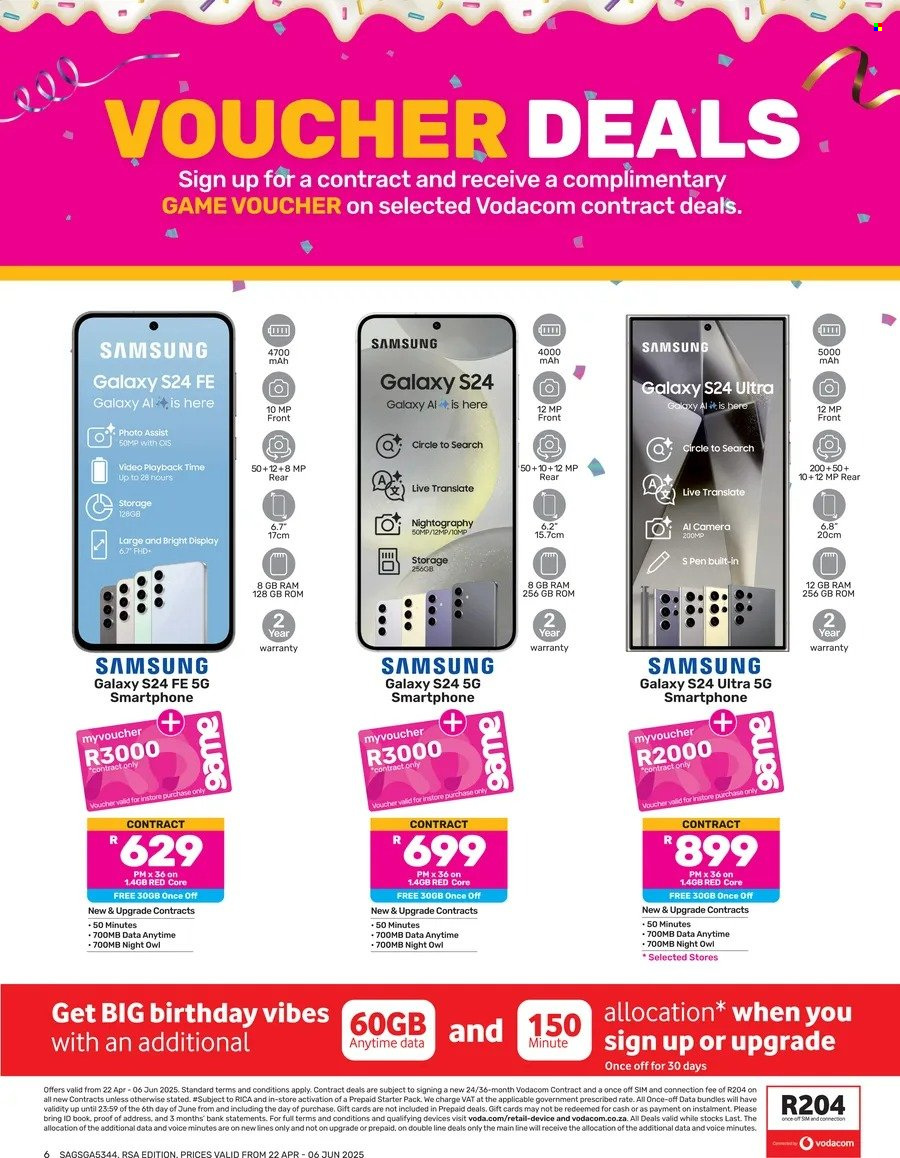 Game specials - 22/04/2025 - 06/06/2025. Page 6