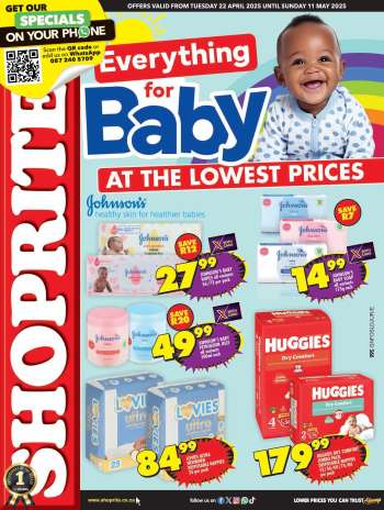 Shoprite catalogue  - 22/04/2025 - 11/05/2025.