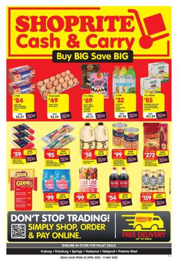 Shoprite catalogue  - 22/04/2025 - 11/05/2025.