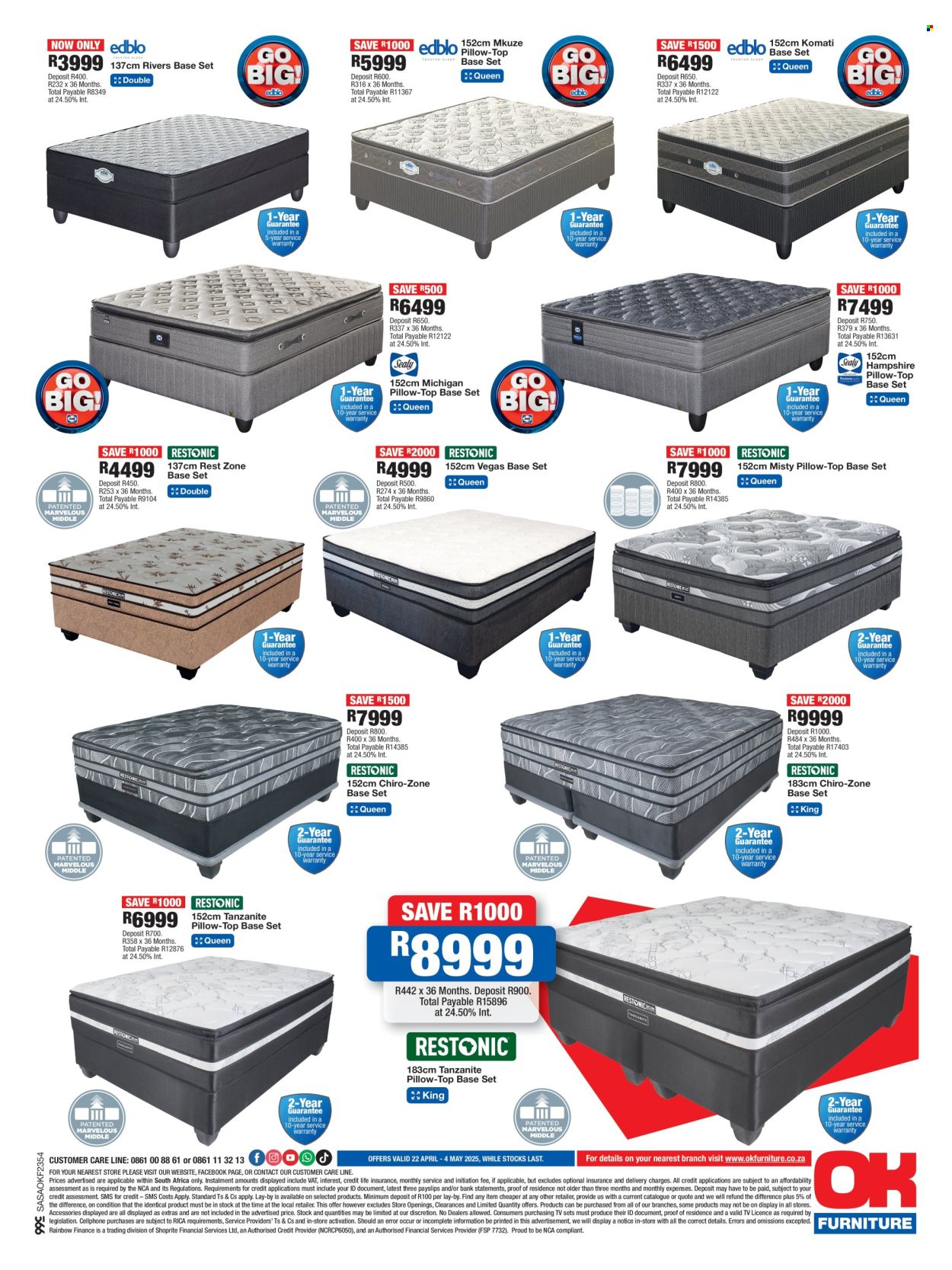 OK Furniture specials - 22/04/2025 - 04/05/2025. Page 8