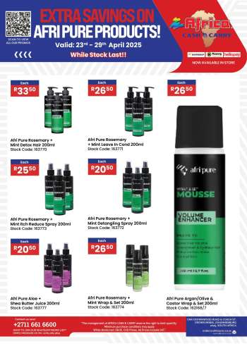 Africa Cash & Carry catalogue  - 23/04/2025 - 29/04/2025.