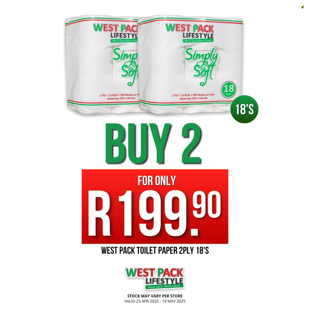 West Pack Lifestyle specials - 23/04/2025 - 19/05/2025. Page 2