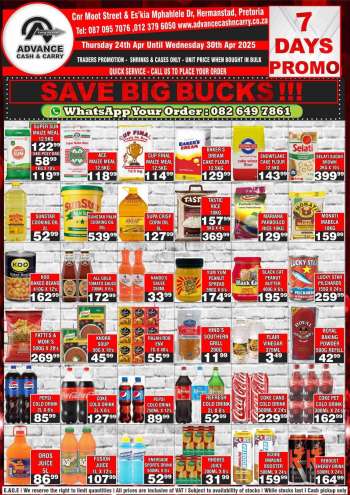 Advance Cash & Carry catalogue  - 24/04/2025 - 30/04/2025.