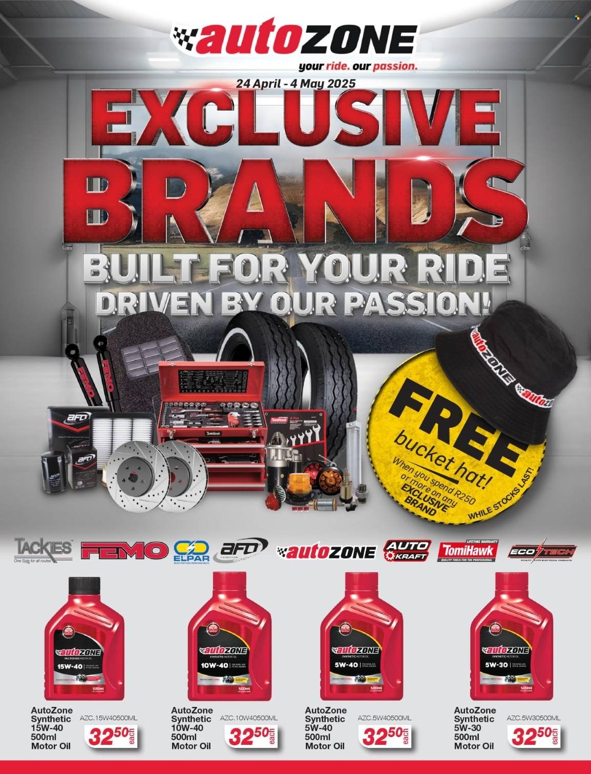 AutoZone specials - 24/04/2025 - 04/05/2025. Page 1