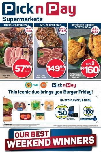 Pick n Pay Supermarket catalogue  - 24/04/2025 - 28/04/2025.
