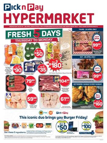 Pick n Pay Hypermarket catalogue  - 24/04/2025 - 28/04/2025.