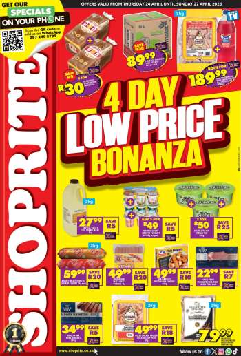 Shoprite catalogue  - 24/04/2025 - 27/04/2025.