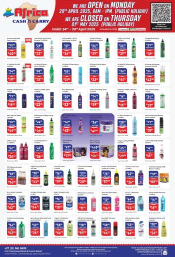 Africa Cash & Carry catalogue  - 24/04/2025 - 30/04/2025.