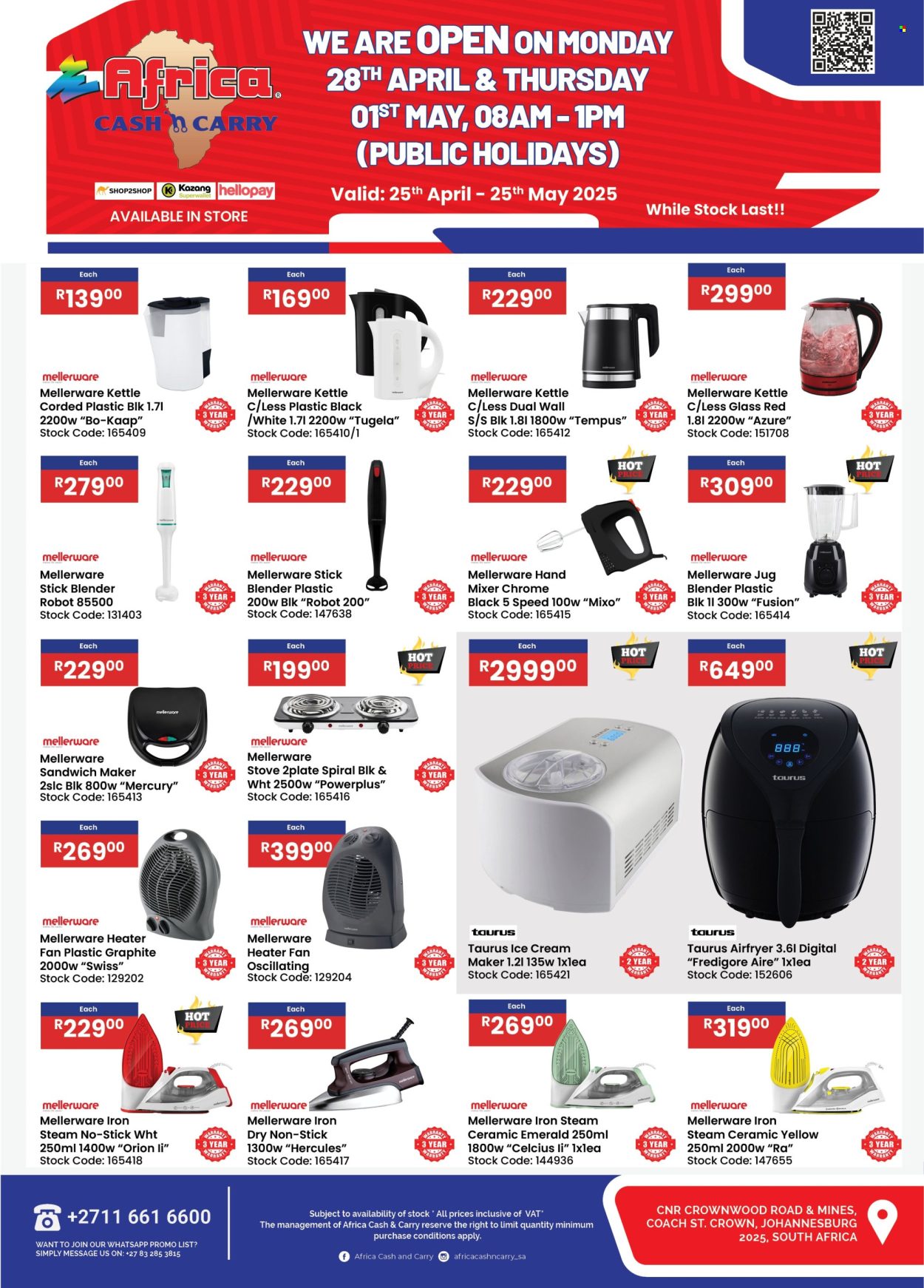 Africa Cash & Carry specials - 25/04/2025 - 25/05/2025. Page 1