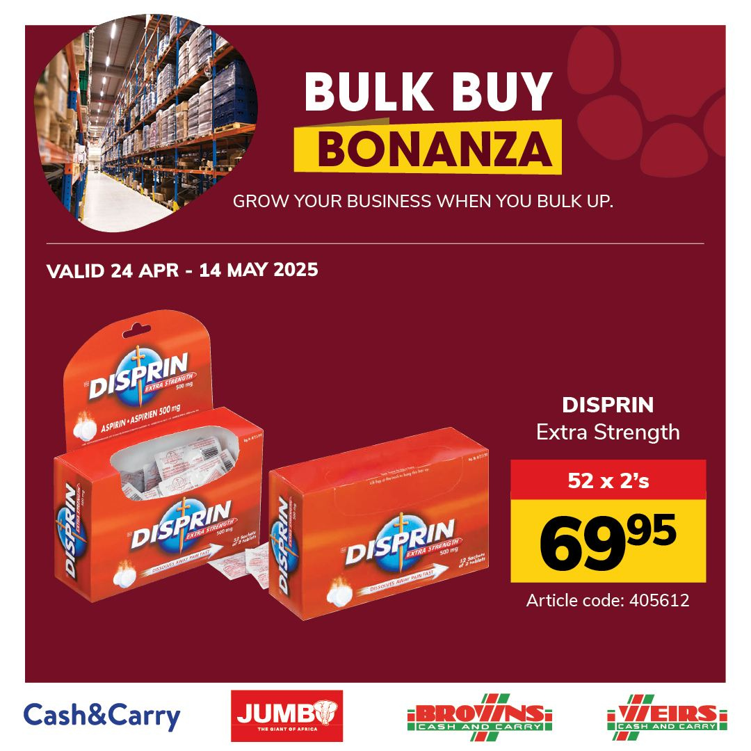 Jumbo Cash & Carry specials - 24/04/2025 - 14/05/2025. Page 17