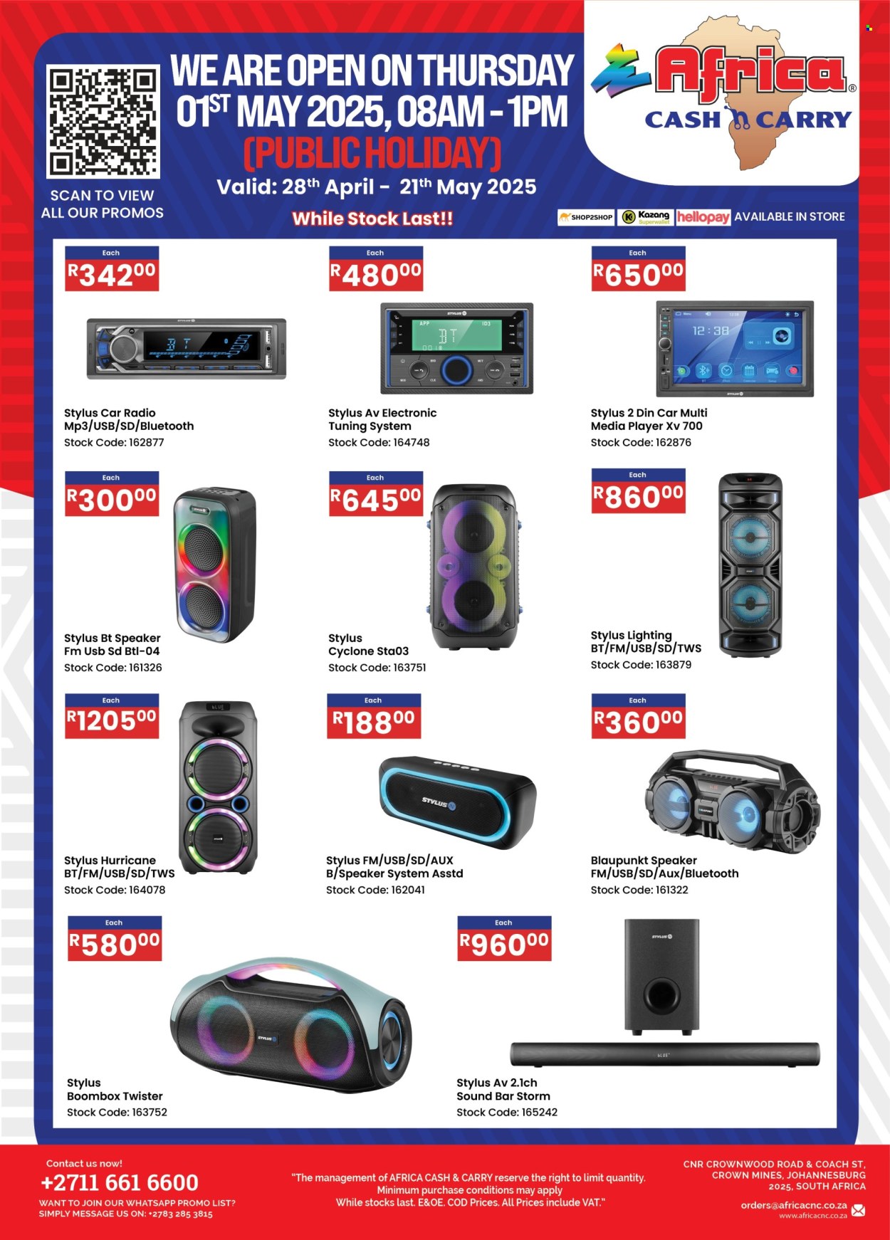 Africa Cash & Carry specials - 28/04/2025 - 21/05/2025. Page 1