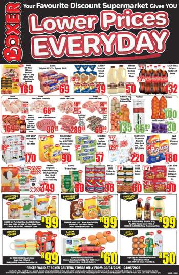Boxer catalogue  - 30/04/2025 - 04/05/2025.