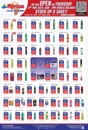 Africa Cash & Carry catalogue  - 30/04/2025 - 07/05/2025.