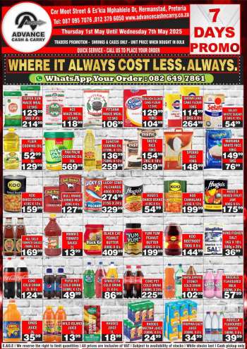 Advance Cash & Carry catalogue  - 01/05/2025 - 07/05/2025.