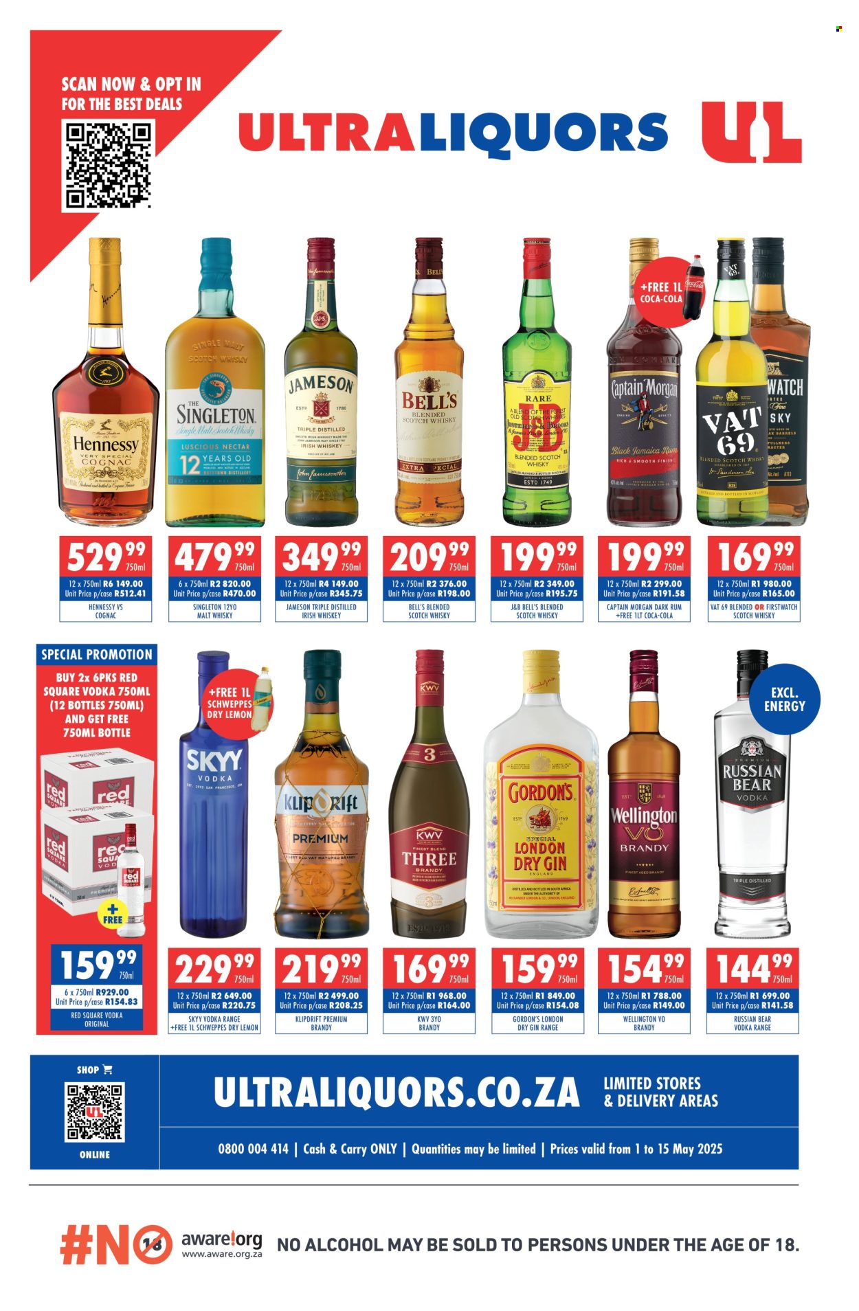 Ultra Liquors specials - 01/05/2025 - 15/05/2025. Page 1