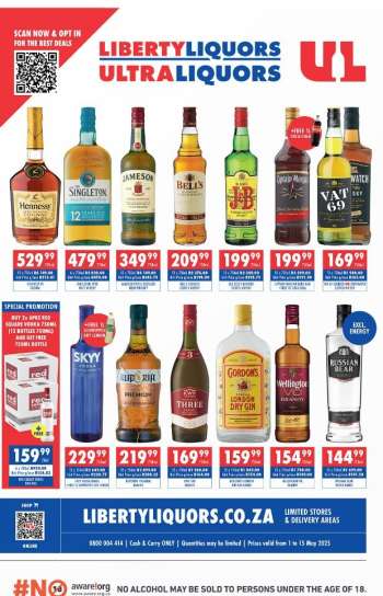 Liberty Liquors catalogue  - 01/05/2025 - 15/05/2025.