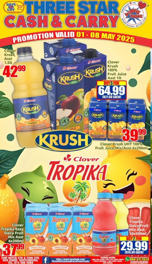 Three Star Cash and Carry specials - 01/05/2025 - 08/05/2025. Page 1