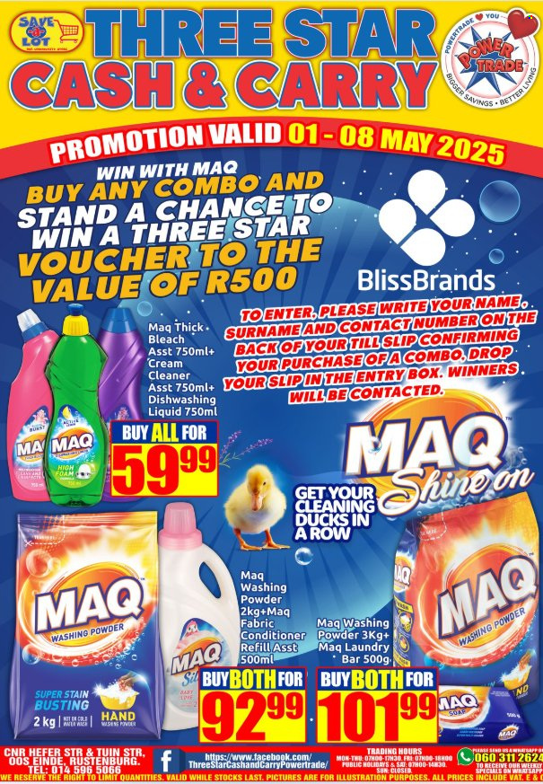 Three Star Cash and Carry specials - 01/05/2025 - 08/05/2025. Page 7