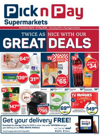 Pick n Pay Supermarket catalogue  - 05/05/2025 - 21/05/2025.