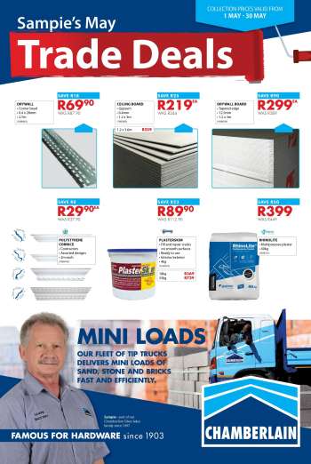 Chamberlain catalogue  - 01/05/2025 - 30/05/2025.