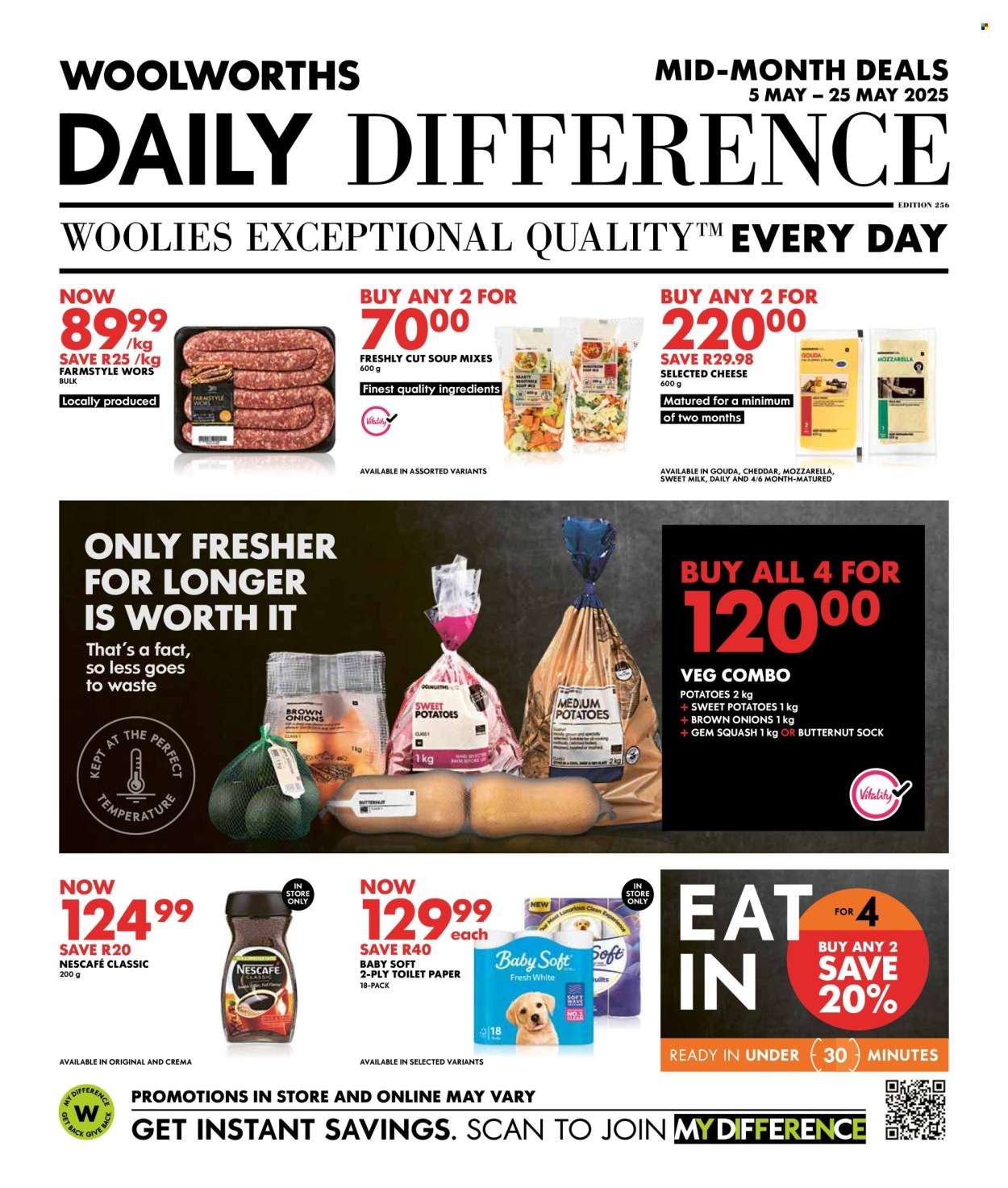 Woolworths specials - 05/05/2025 - 25/05/2025. Page 1