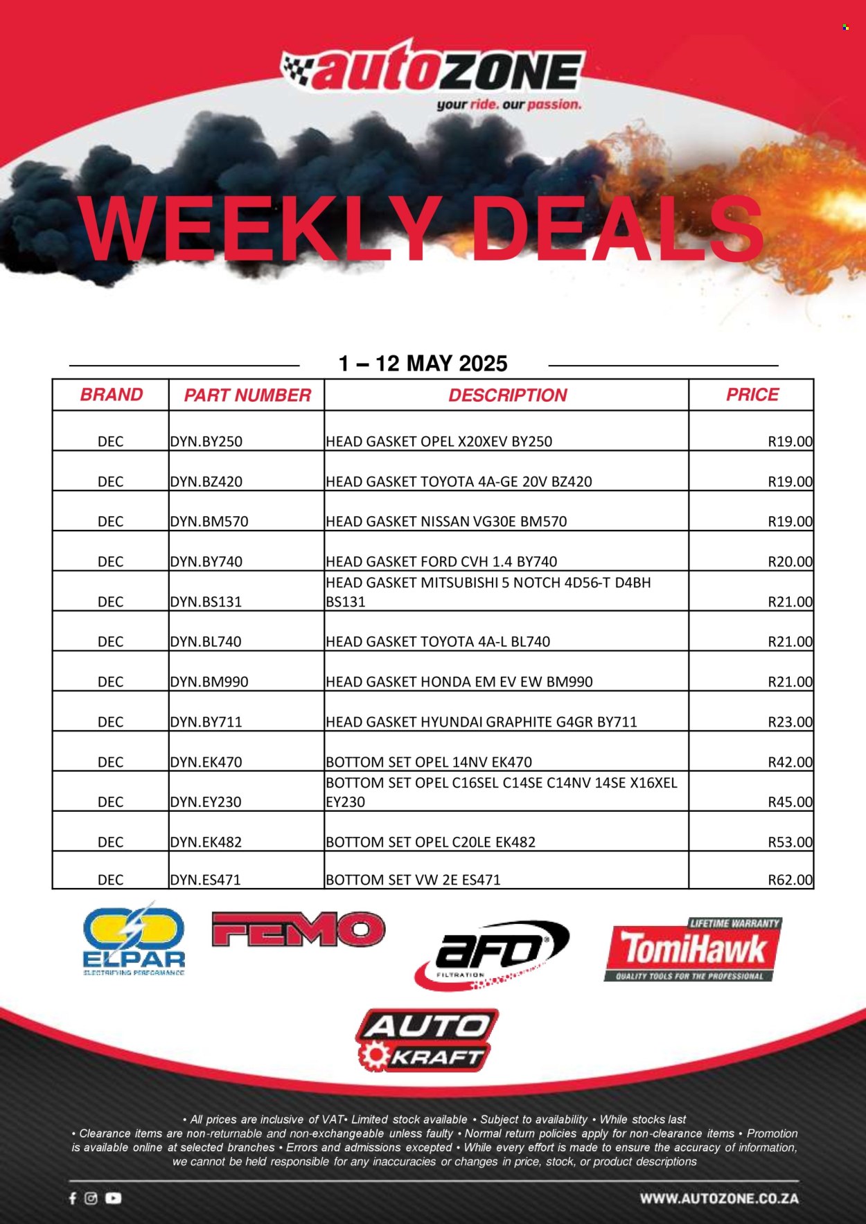AutoZone specials - 01/05/2025 - 12/05/2025. Page 2