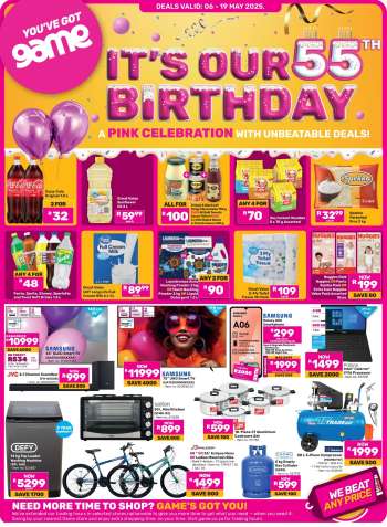 Game catalogue  - 06/05/2025 - 19/05/2025.