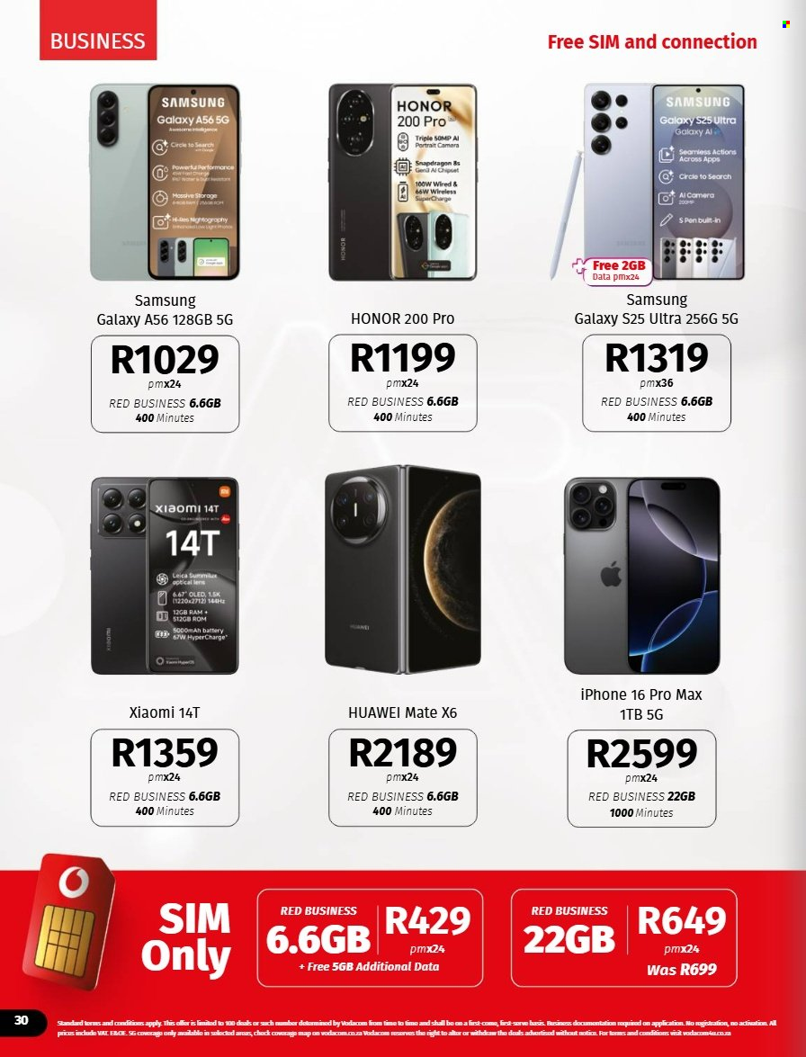 Vodacom specials - 07/05/2025 - 09/06/2025. Page 30